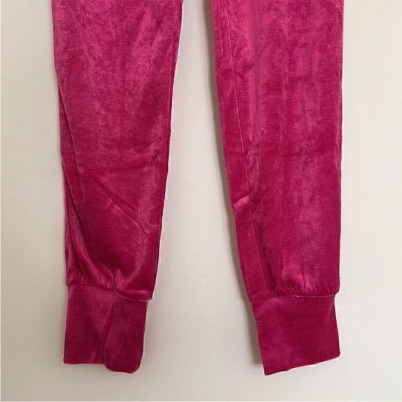 NWT Generation Love Ivy Velour Joggers in Hot Pink Size S - Picture 6 of 12